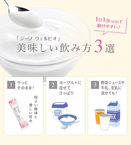 「ジーノ ウェルビオ」美味しい飲み方3選