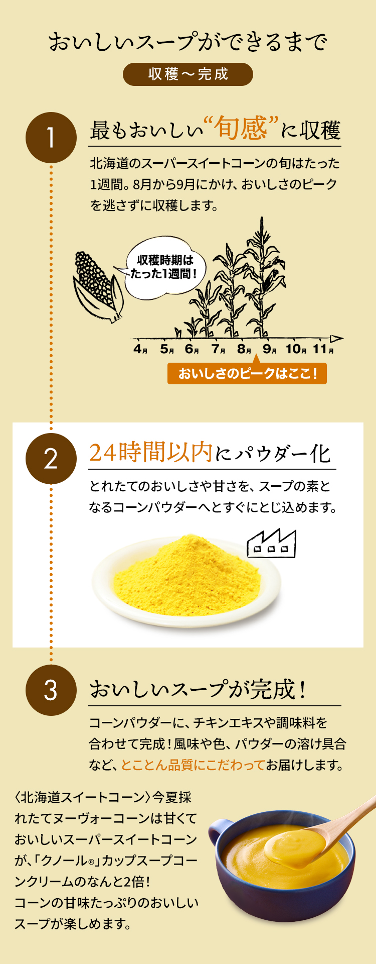 おいしいスープができるまで